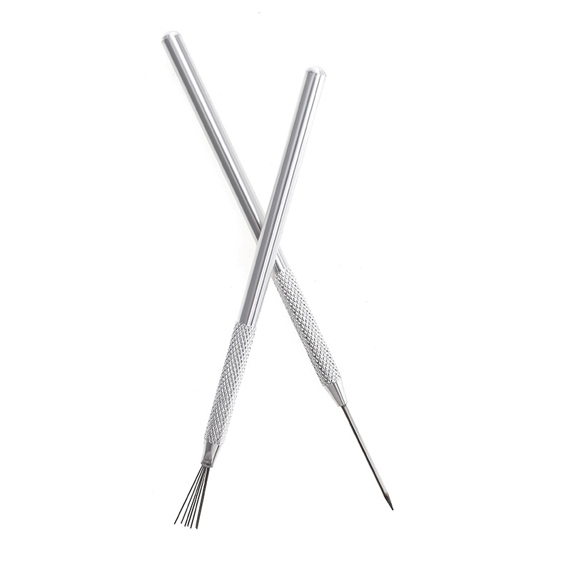 1 aiguille à sept aiguilles + 1 aiguille de détail