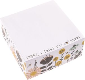 Memo Cube Impreso en los cuatro lados Sticky Note Cube Memo Block Logotipo impreso