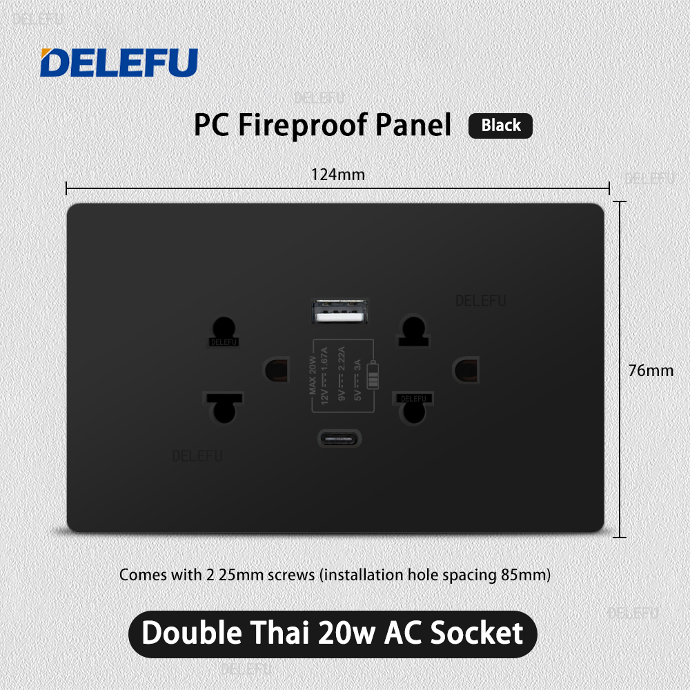 6 ports thaïlandais 20w AC