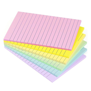 定制办公室学校提醒笔记计划者列表有线书糖果色记事本带便签 - Product Image 1