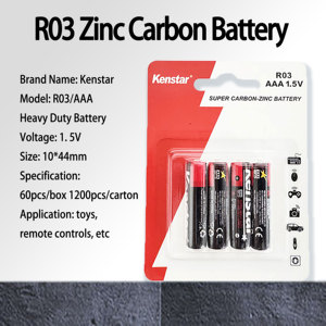 1.5V Aaa Maat Zink Carbon R03 Um4 Batterij Zware Accu 'S Voor Huishoudelijke Apparaten Speelgoed Afstandsbediening Elektrisch Gereedschap - Product Image 2