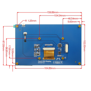 MIPI DSI-Display 7 ''Capac itive Touch 800*480 IPS TFT DSI-Display für Raspberry Pi 4B/3B/3B
