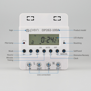 Neuzugang 220 V Zeitsteuerung Schalter Timer Timing Schalter Zeitregler mit automatischem Schalter Timer automatisch mit 6 kW Motor - Product Image 3