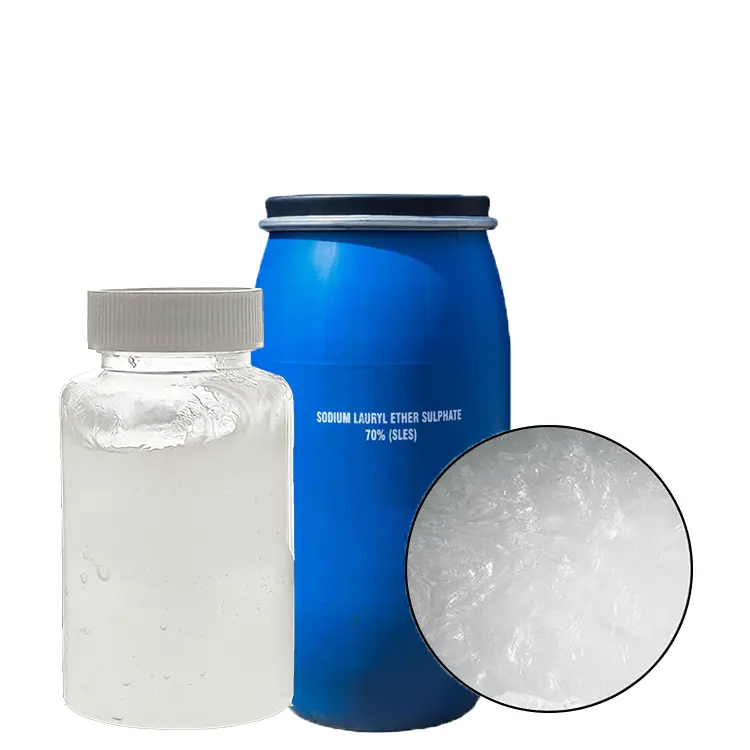 Precio de la materia prima para jabón lauril éter sulfato de sodio texapon N70 SLES 70% pasta genapol al 70% menos