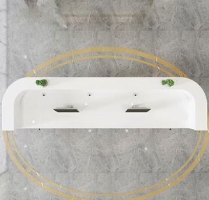 定制现代风格美容美发柜台前台，服装商店柜台设计 - Product Image 3