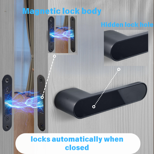 <span class=keywords><strong>2025</strong></span> hiện đại tối giản khóa cửa từ hợp kim nhôm bền chìa khóa mở khóa chống trộm tính năng mới xu hướng tay nắm cửa - Product Image 4