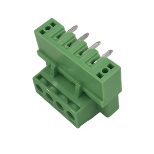 5.08mm Pitch PCB Plug in Terminal Block with Fixed Ears Flange Male and Female XK2EDGKM XK2EDGRM - Product Image 5