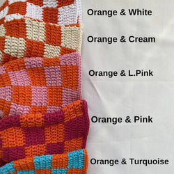 Orange + bleu clair