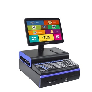ZHONGJI розничный магазин Pos терминал стенд онлайн Точка продаж программного обеспечения программы полный кассовый аппарат завершает Оба принтера - Product Image 1