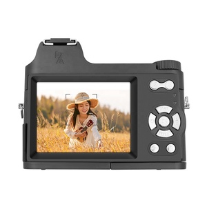 写真用4Kデジタルカメラアンティークレトロヴィンテージカメラ48MP Vlogging18Xデジタルズームコンパクトスモールトラベルカメラ