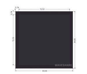 4 Zoll 480x480 IPS LCD-Bildschirm mit DPI GPIO-Schnitts telle für Raspberry Pi - Product Image 6