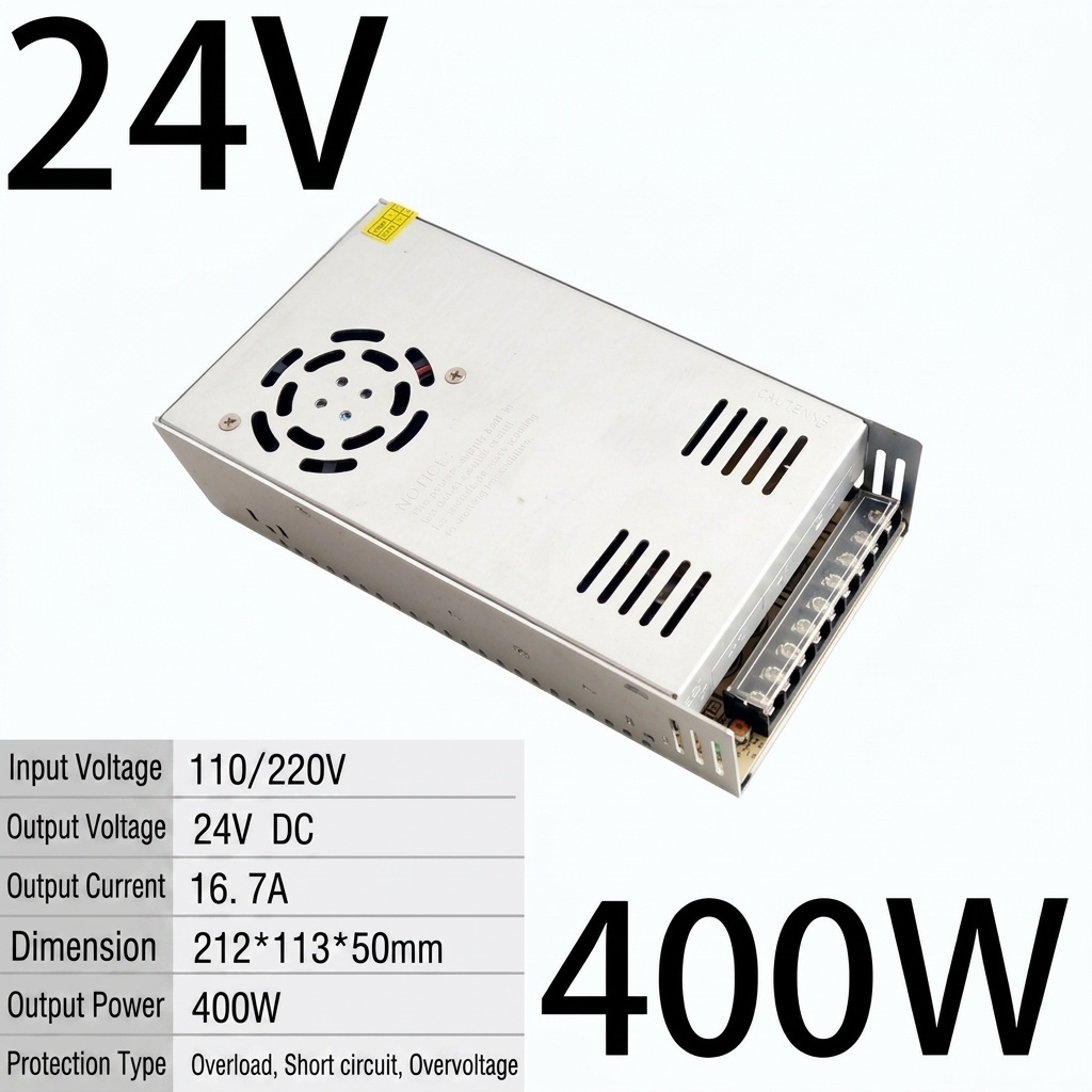 24V400W