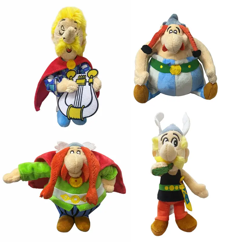 Juguete de peluche de Las Aventuras de Astérix, Obélix, muñeco de felpa suave, regalos para niños