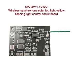 Solar Lamp Circuit <strong>Control</strong> Board 6V/7.4V/11.1V Wireless Synchronous Traffic Solar Yellow Flashing Lamp <strong>Control</strong> Module