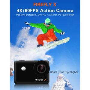 鹰眼萤火虫X萤火虫XS动作4k相机，带触摸屏30fps 90/<span class=keywords><strong>170</strong></span>度超视角<span class=keywords><strong>FPV</strong></span>运动动作凸轮