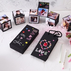 Patlayan konfeti ile yüksek kaliteli Pop-Up hediye kutusu Glitter sürpriz UV avantajı Kraft kağıt doğum günü hediyeleri ve el sanatları için - Product Image 4