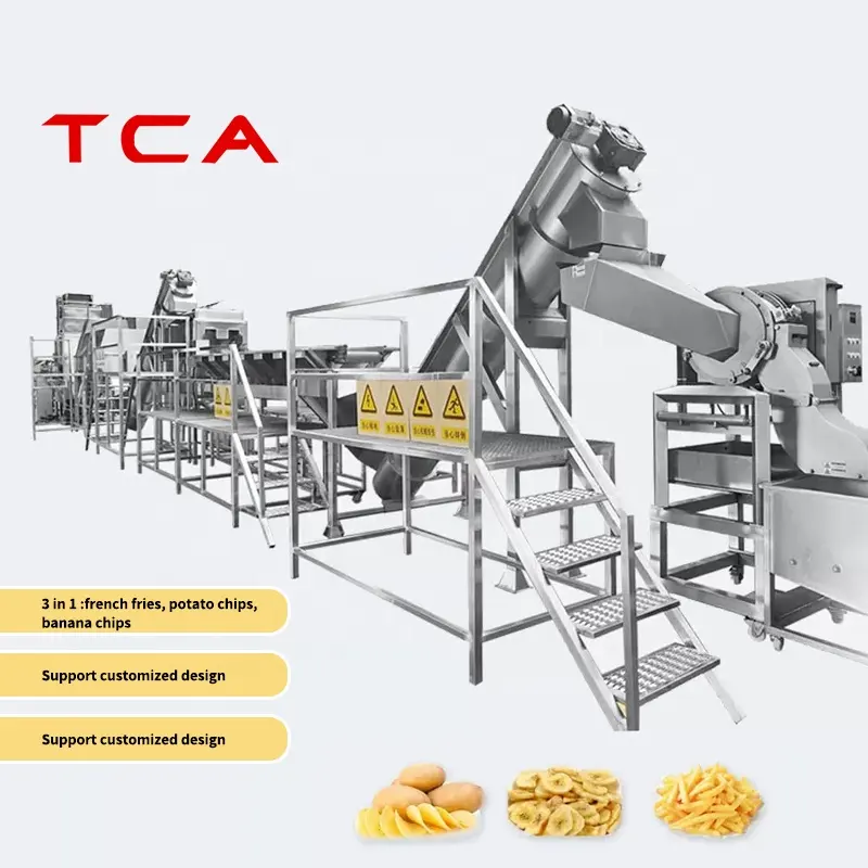 Chip di piantaggine di banana commerciale di alta qualità TCA che fanno la macchina della linea di lavorazione dei chip di piantaggine della macchina