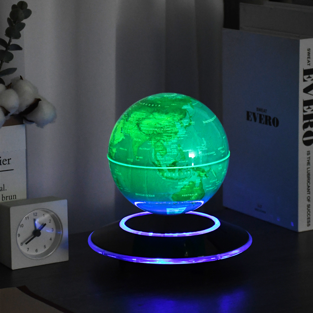 Iluminación de color globo azul oscuro.
