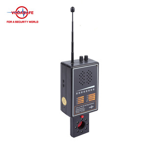 Detector de RF Vodasafe para hotel, detector de cámara inalámbrica antiespía con receptor de audio de escucha con cable, compatible con Red WiFi