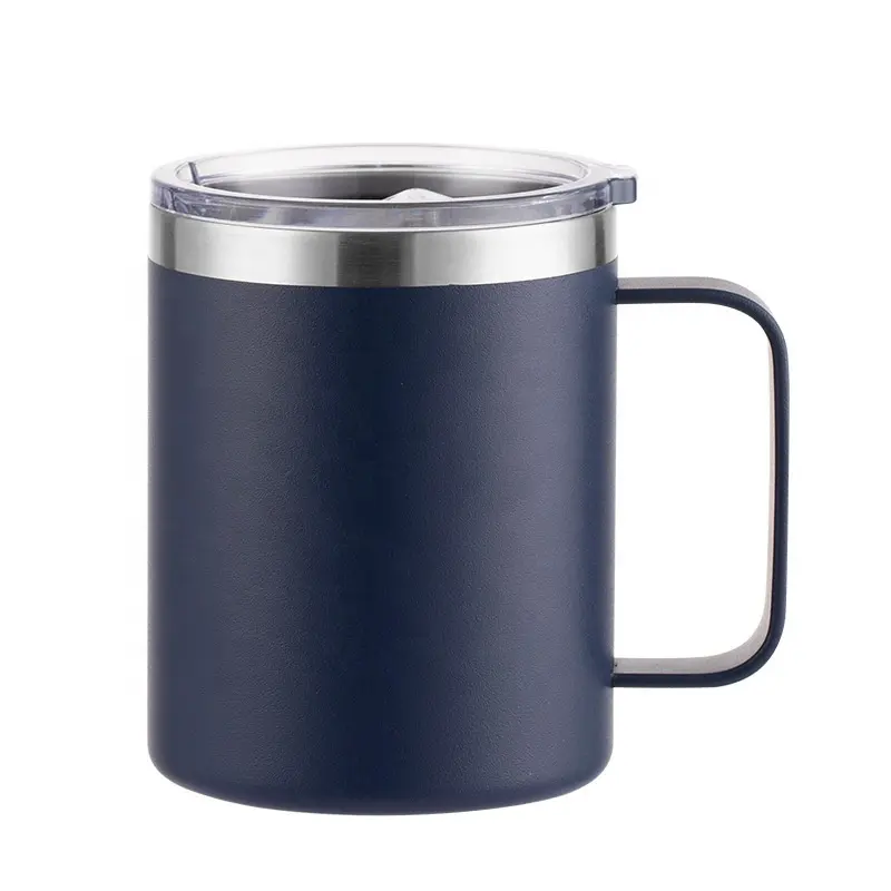 12Oz 14Oz 24Oz Roestvrijstalen Geïsoleerde Vacuüm Reismok Koffiebeker Drinkbeker Kantoormok Met Magslider Deksel