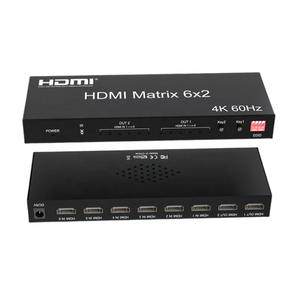 6x2用于2.0矩阵4K60HZ光学音频电视切换器6进2出会议视频，用于消费电子商店 - Product Image 5