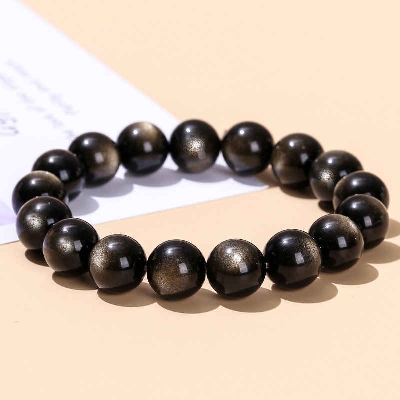 8a natural goldstone bracelet