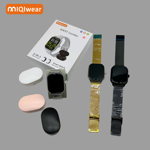 Reloj inteligente WK97 con función de cálculo de modo Multideportivo, reloj con auriculares inalámbricos TWS Ip67, pulseras inteligentes impermeables - Product Image 6