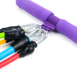 <strong>Elastic</strong> Sit up Pull Rope Pilates Foot Pedal Resistance Bands With Anti slip <strong>Handle</strong> - Product Image 3