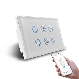 SAAスマートAU6ギャングスマートシーンスイッチオーストラリアタッチWiFiZIGBEE tuyaガラスパネルAlexaリモートウォールスイッチ - Product Image 2