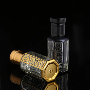 ガラスクリスタルエッセンシャルオイルボトルアタルオイルボトル3ml 6ml 9ml 12ml香水容器ボトルガラスドロップスティック/ローラーボール付き - Product Image 4