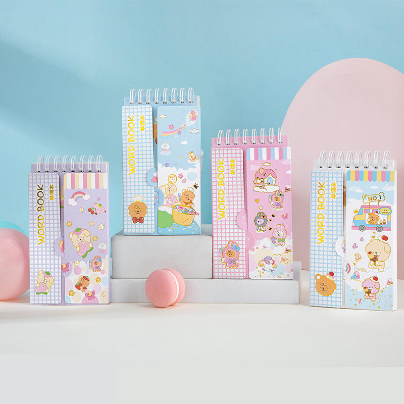 Patrón aleatorio lindo ocupado (libro de palabras)