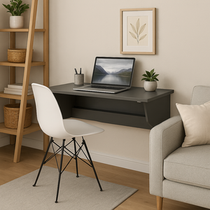 Best Selling Multi-Function Space-Saving Wall-Mounted Folding <strong>Table</strong> with Floating Rack Convertible <strong>Notebook</strong> <strong>Computer</strong> Stand