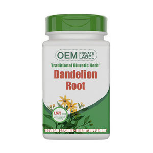 Прямая Продажа с фабрики, веганские капсулы для корней одуванчика, традиционная диуретическая трава, улучшая иммунитет, для взрослых, для беременных женщин, 100 - Product Image 1