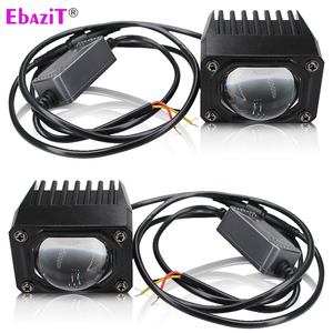 Ebazit ไฟสปอร์ตไลท์อเนกประสงค์สำหรับขับรถ,ไฟหน้า LED สองสีไม่มีพัดลมเลนส์โปรเจคเตอร์สำหรับรถยนต์ขนาด2นิ้ว - Product Image 2