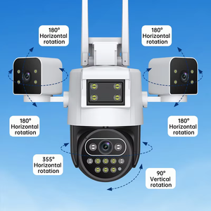 HIKWIFI Okam 6mp Triple Lens Wireless Network <strong>Camera</strong> 180 Degree Wide Angle Human Detection Color Night Vision 4G <strong>Camera</strong> - Product Image 4
