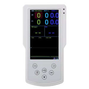 Cầm tay gây mê Đại lý <span class=keywords><strong>Analyzer</strong></span> cảm biến lưu lượng gây mê <span class=keywords><strong>gas</strong></span> Monitor máy - Product Image 3