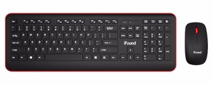 Fabrik Schlussverkauf schlanke gestaltete Schokolade-Tastatur 2.4Ghz kabellose Tastatur und Maus Combo für Büro- und Heimcomputergebrauch - Product Image 5