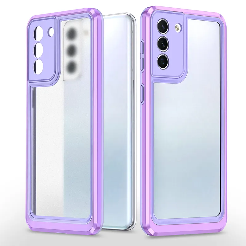 Funda de TPU a prueba de golpes para móvil, funda de teléfono 2 en 1 mate, tacto suave, la mejor y más barata, para Samsung S21, S22 Plus, S22 Ultra