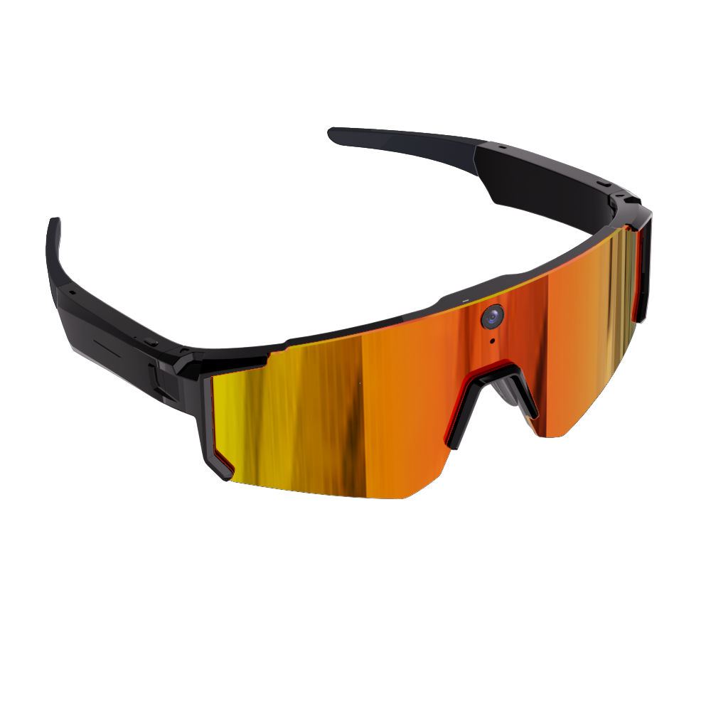Black Frame Orange Lens