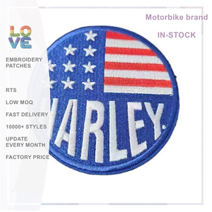 Trong Kho Skull Phong Cách Hat Thêu Moto Vá Native American Xe Máy Yếu Tố May Sắt Trên Thêu Các Bản Vá Lỗi Cho Quần Áo - Product Image 1