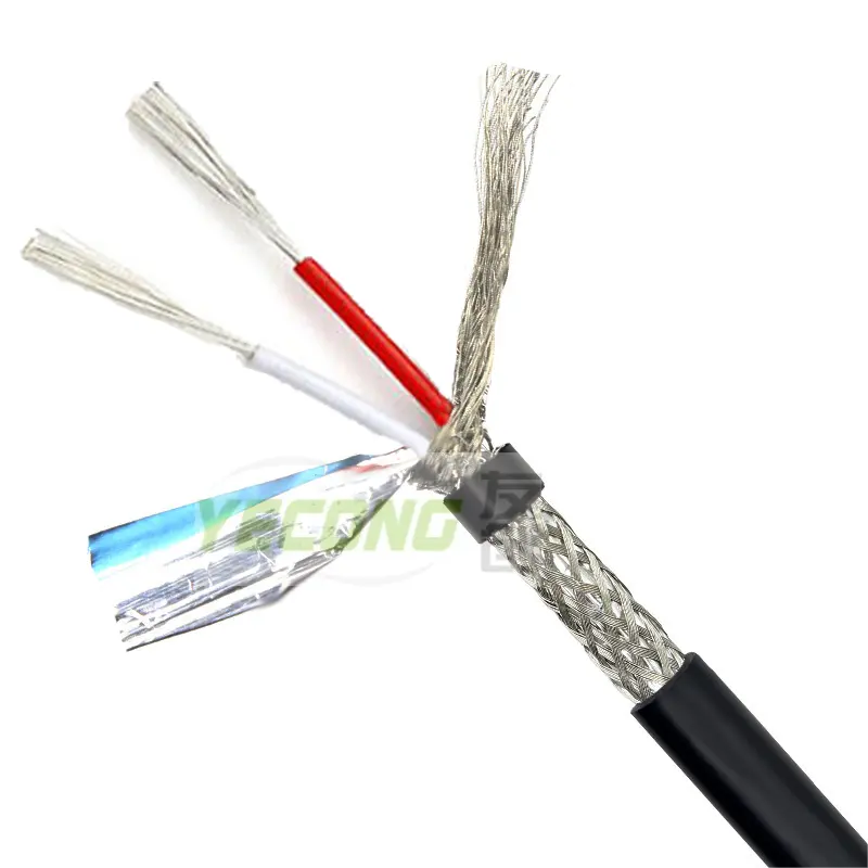 AFPF PTFE Insulated Inner Shielded ptfe wire cable 2 core shielded cable Lead Wire Multicore High Temperature cable For Lighting