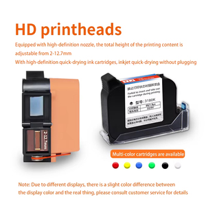 Mini Batch Code Tragbare Hand-Tinten strahl druckmaschine für schnell trocknende Batch-Codierer Ei Datum Verfalls nummer Datum - Product Image 4
