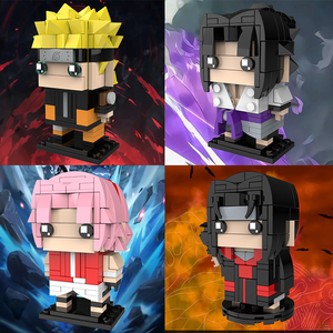 2025 Figura Anime Brick Head Mini Juguete Educativo Construcción MOC Bloques Anime Regalo para Niños - Product Image 4