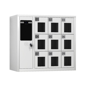 12 khe cắm điện thoại kim loại sạc và lưu trữ Locker với Key/mật khẩu khóa sử dụng trong lớp học/văn phòng/trường học/cuộc họp/nhà máy - Product Image 2