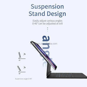 魔术键盘，带360度旋转键盘盒，适用于iPad Pro 11 10.9 12.9英寸蓝牙键盘盒 - Product Image 3