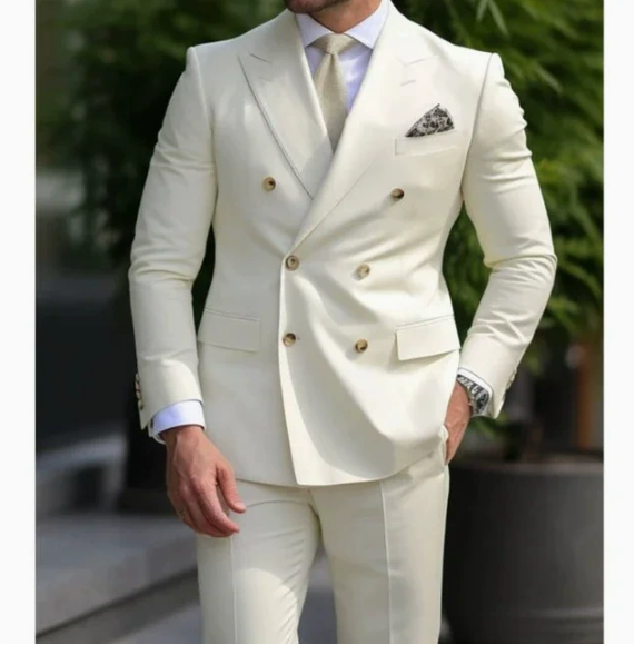 White suit and trousers