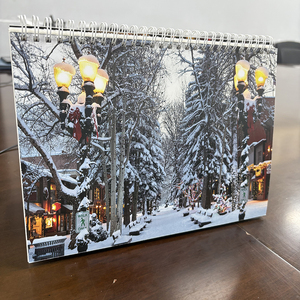 2026 tùy chỉnh giáng sinh lịch đứng bàn lật lịch với dây O RÀNG BUỘC - Product Image 2