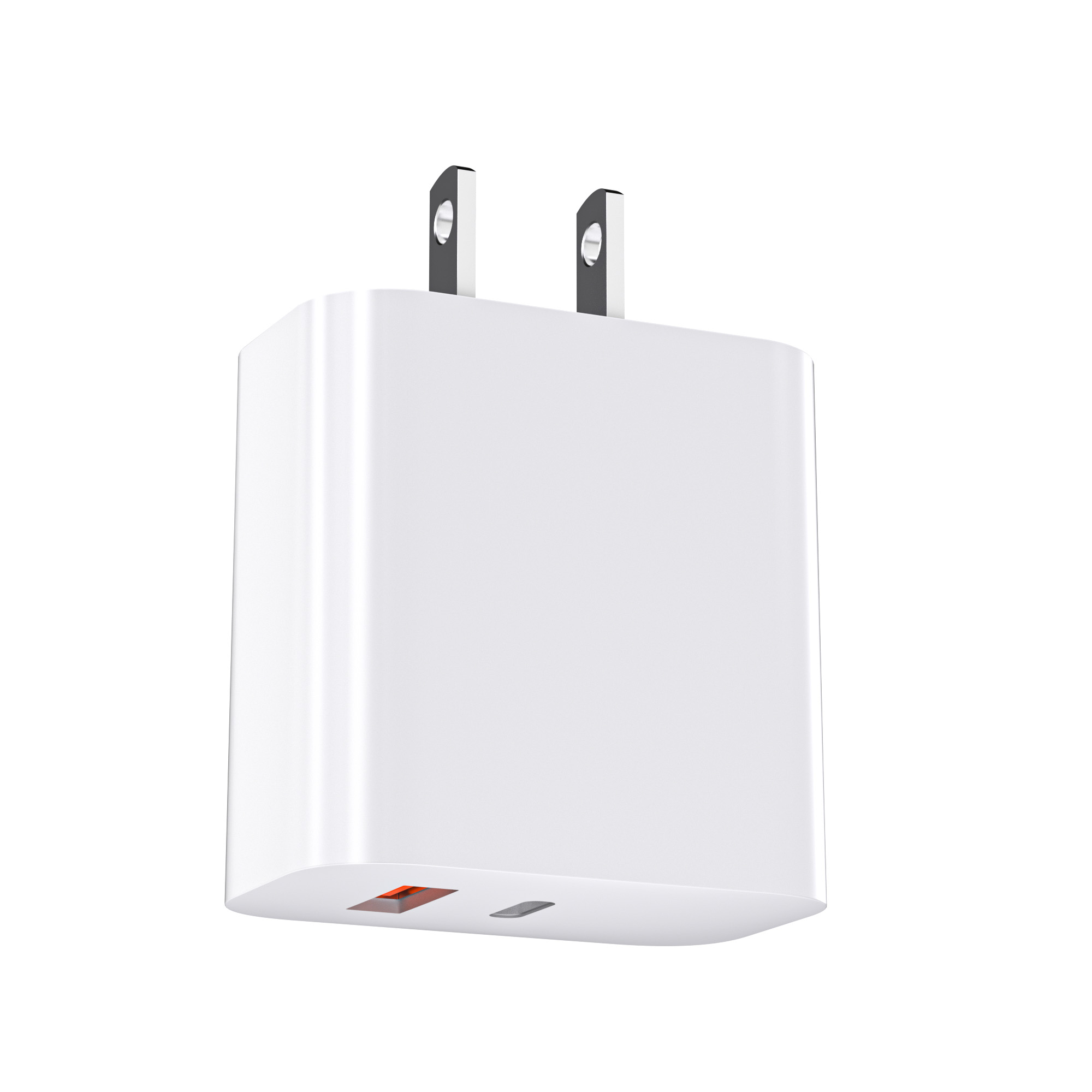 White 45w USB A+C