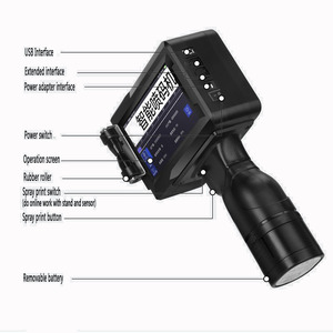 A getto d'inchiostro coder per date di codifica e QR code di stampa su sacchetti di plastica scatole di cartone - Product Image 5