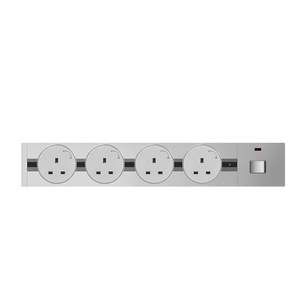 Insertos de adaptador de enchufe de pista de alimentación recién llegados con 4 enchufes Tipo de producto de alto rendimiento para conexiones eléctricas - Product Image 1